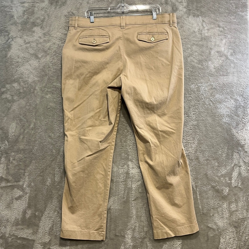 Lee Chino Pants Womens 18W Khaki Sinfully Soft Straight Leg Stretch 4851816 - Picture 2 of 8